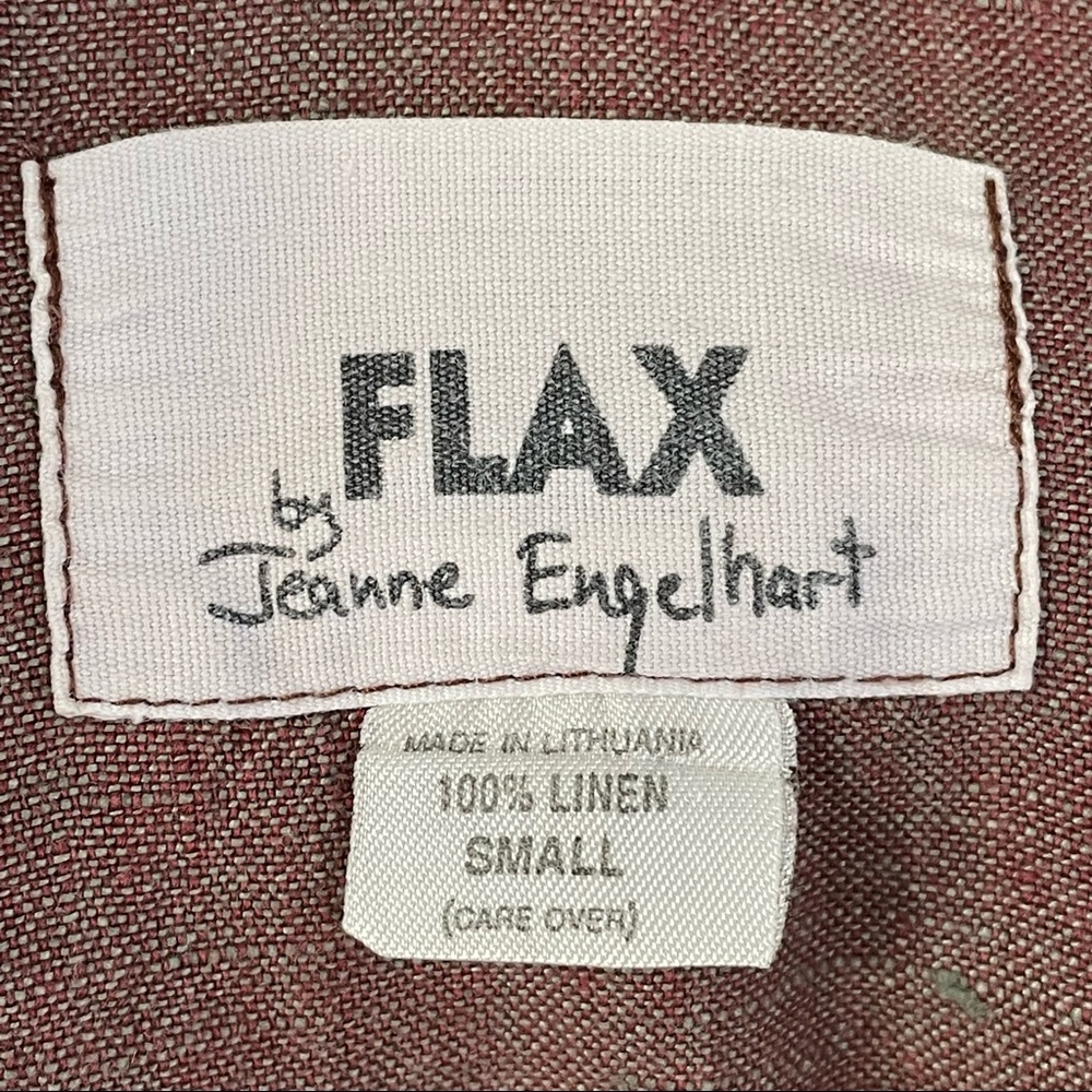 FLAX Oversized Linen Top - Picture 3 of 3